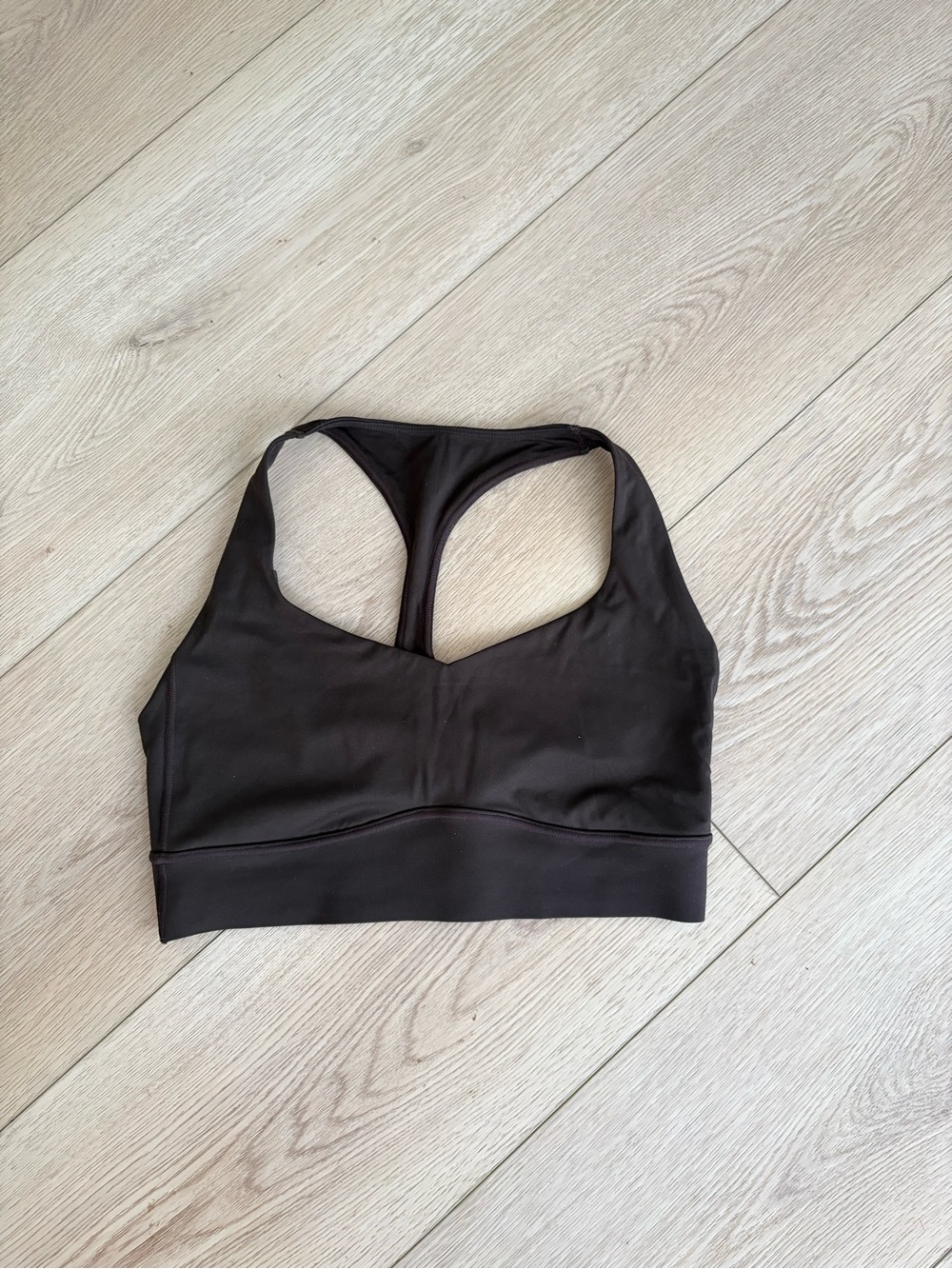BuffBunny Collagen Racerback Sports Bra — Brown (new without tags)
